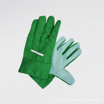 PVC Polka Dotted Cotton Work Glove-2600